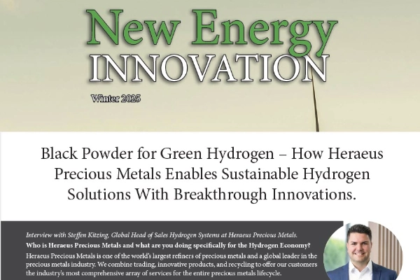 Heraeus Article in New Energy Innovation Winter 2025