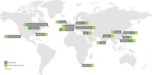 Locations of Heraeus Precious Metals